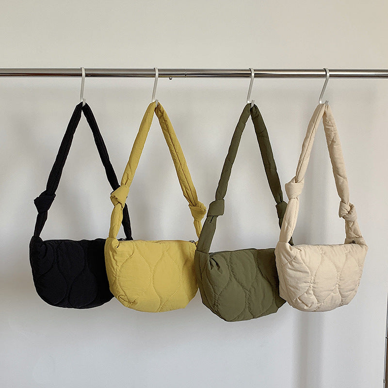 Women's Lightweight Nylon Spring Versatile Fashion Large Shoulder Bags