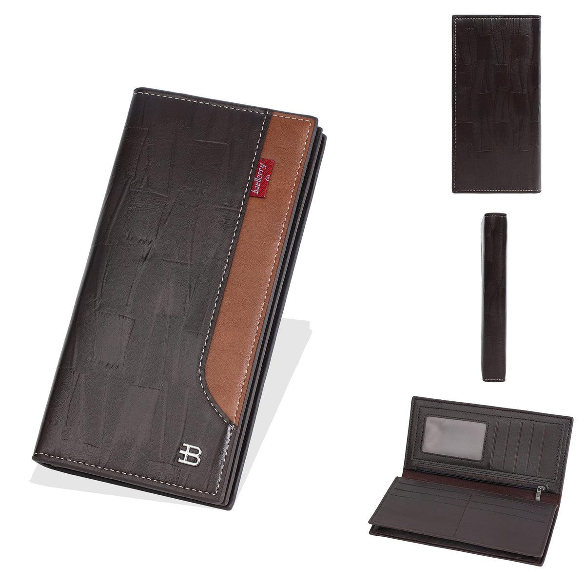 Men's Multiple Slots Business High-grade Zipper Soft Men's Wallet