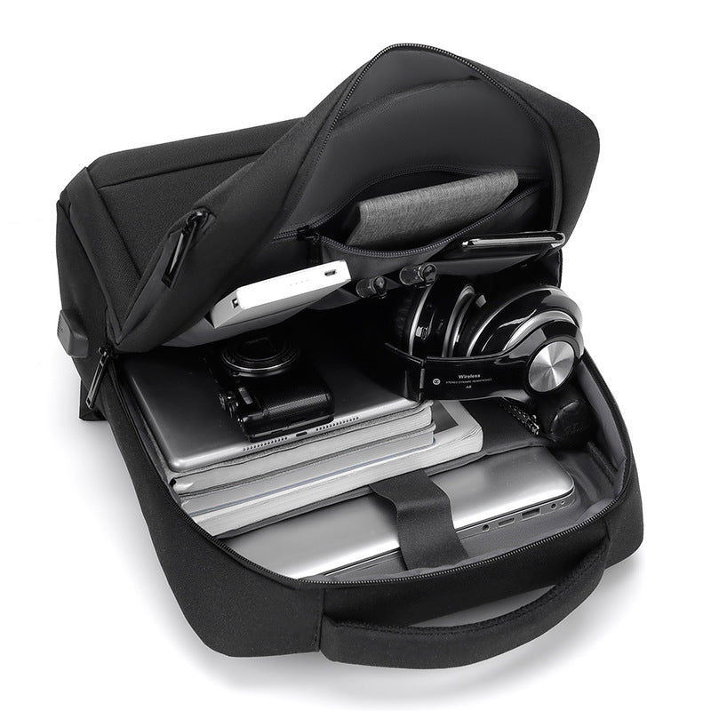 Men's Business Oxford Cloth Waterproof Computer Printable Backpacks