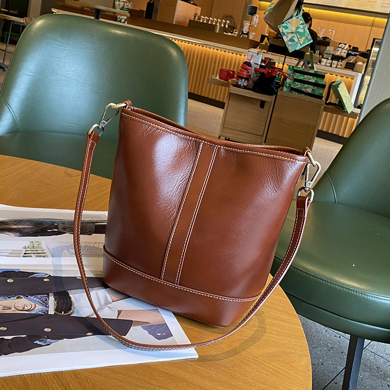 Women's Advanced Commuter Spring Leather Underarm Shoulder Bags