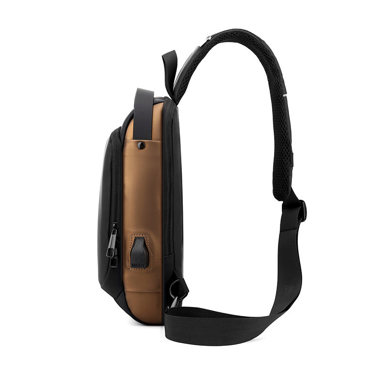 Men's Versatile Beautiful Popular Motorcycle Password Men's Chest Bags