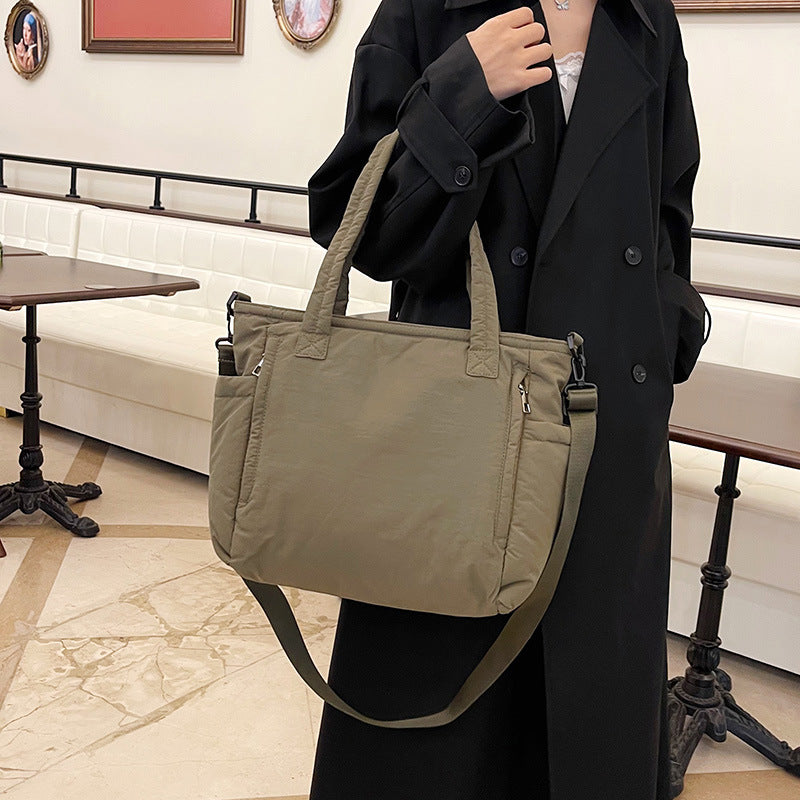 Cotton Clothing Female Class Commuter Large Capacity Shoulder Bags
