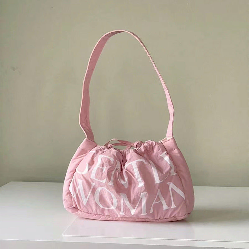 Women's Quilted Down Puffy Dumpling Fashion Shoulder Bags