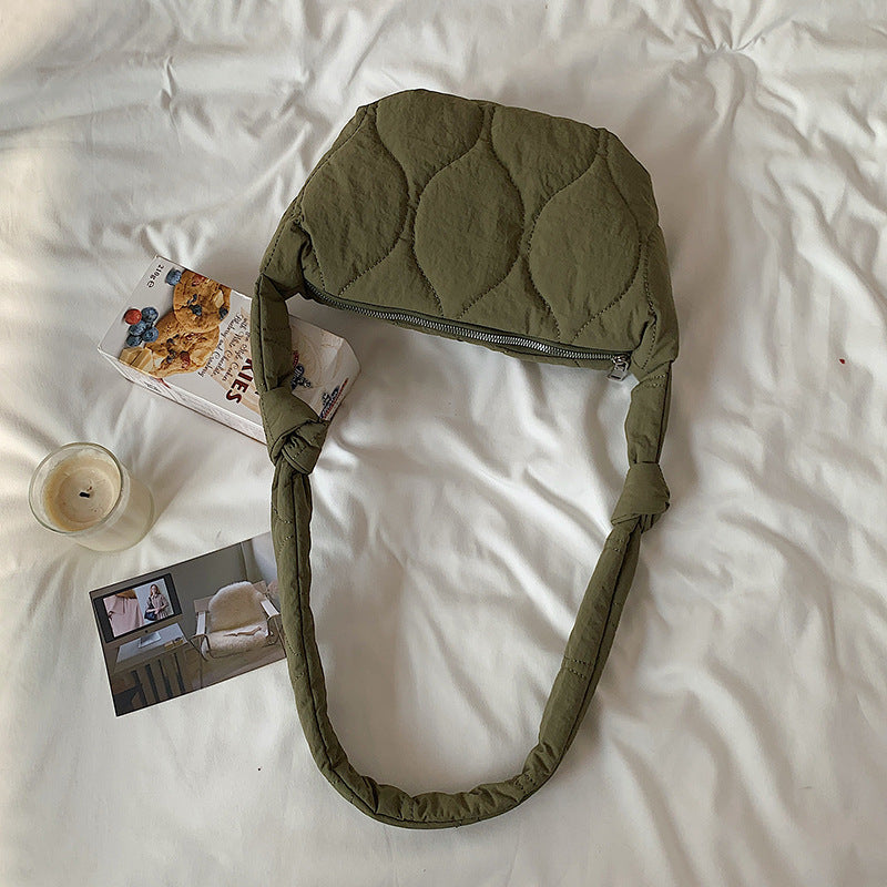 Women's Lightweight Nylon Spring Versatile Fashion Large Shoulder Bags