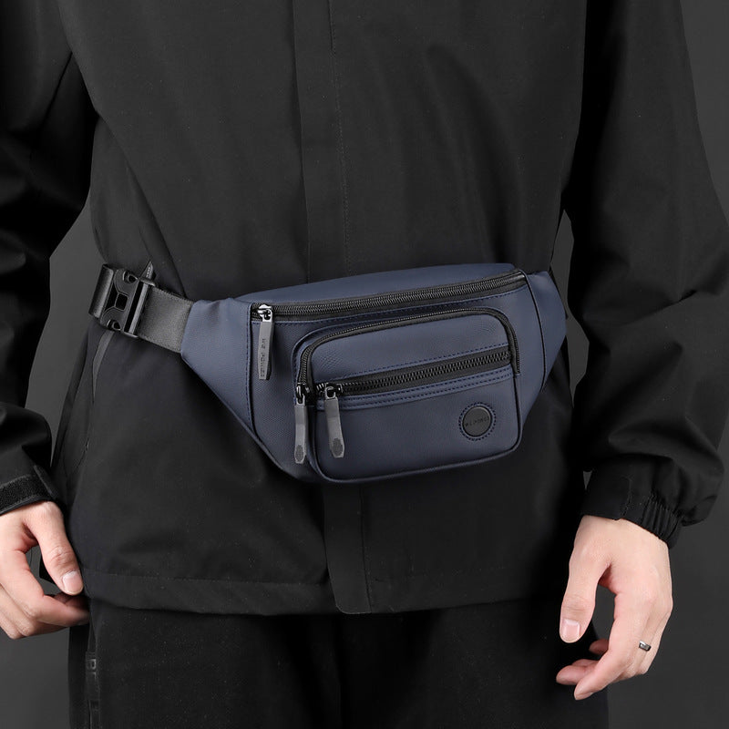 Men's New Cool Leisure Large Capacity Men's Chest Bags