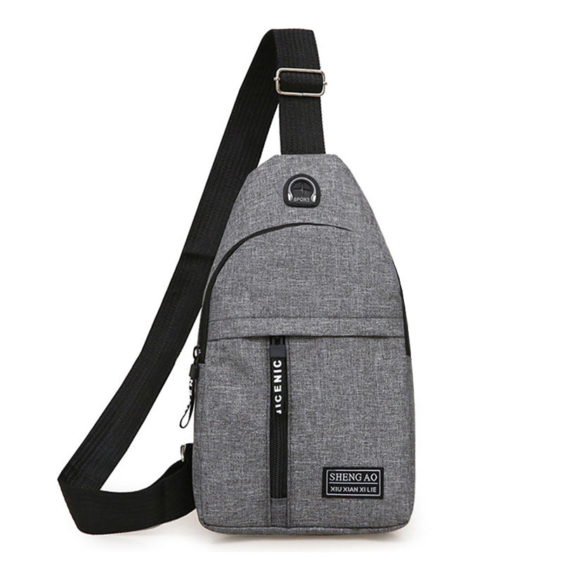 Men's Fashionable Convenient Oxford Cloth Cashier Men's Chest Bags