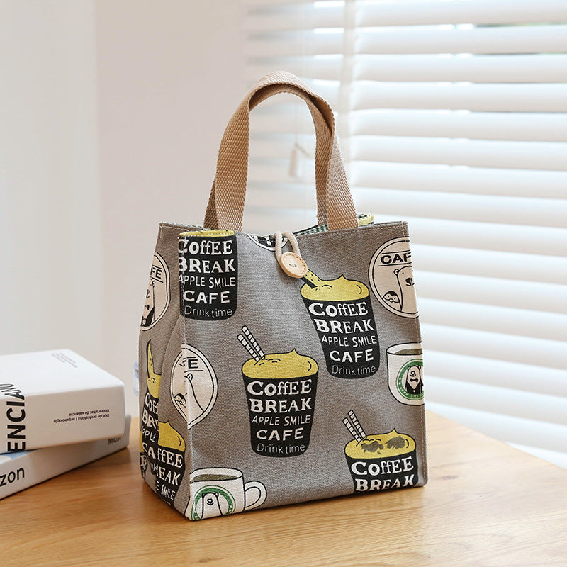 Canvas Portable Lunch Mummy Fashion Western Handbags