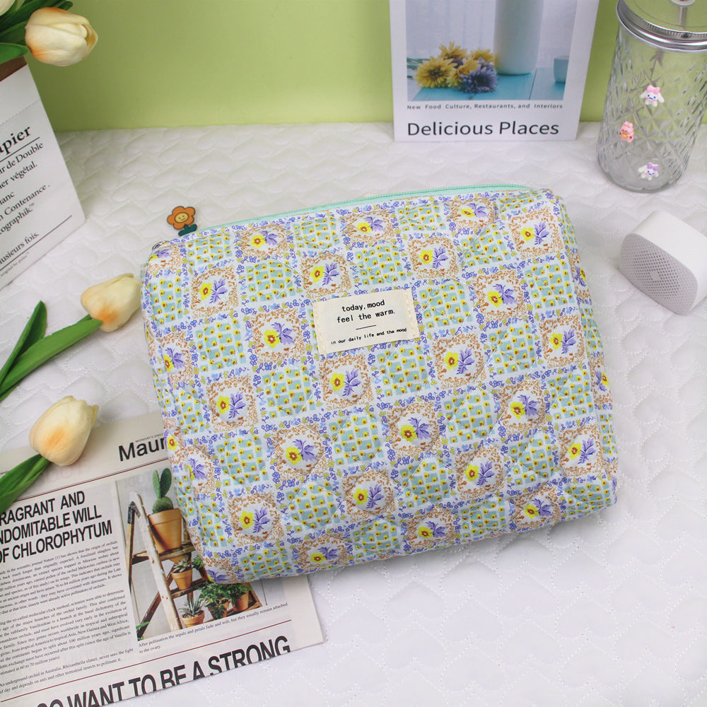 Capacity Printing Storage Liner Portable Finishing Wash Cosmetic Bags