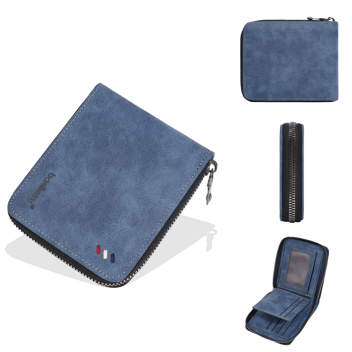 Men's Short Retro Multiple Slots Thin High-grade Men's Wallet