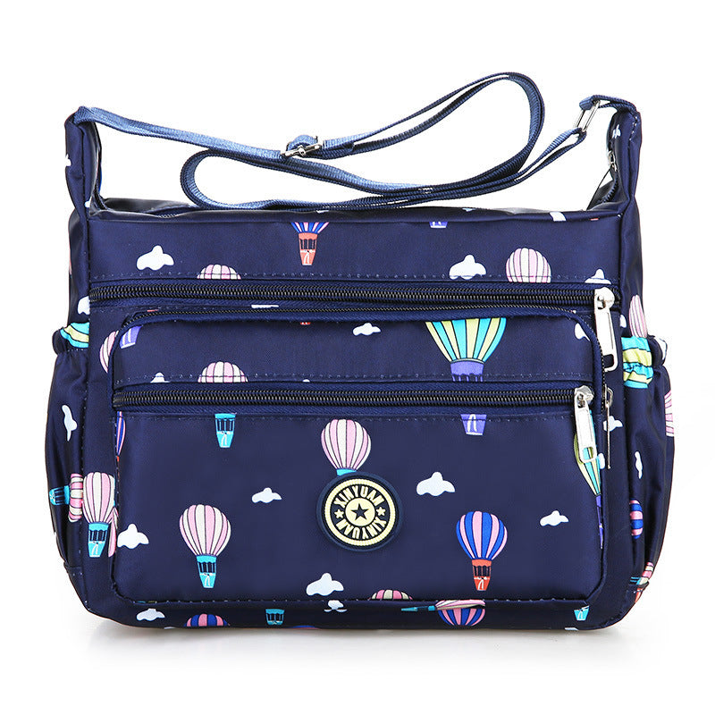 Women's Large Capacity Flower Cloth Oxford Canvas Shoulder Bags