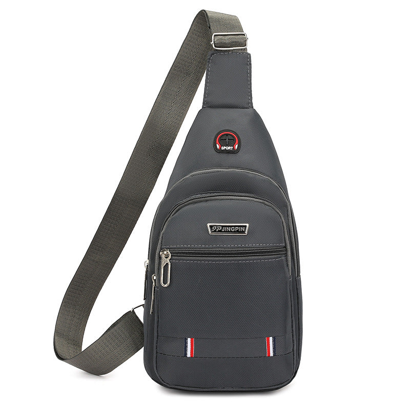 Men's Trendy Oxford Cloth Fashion Simple Portable Men's Chest Bags