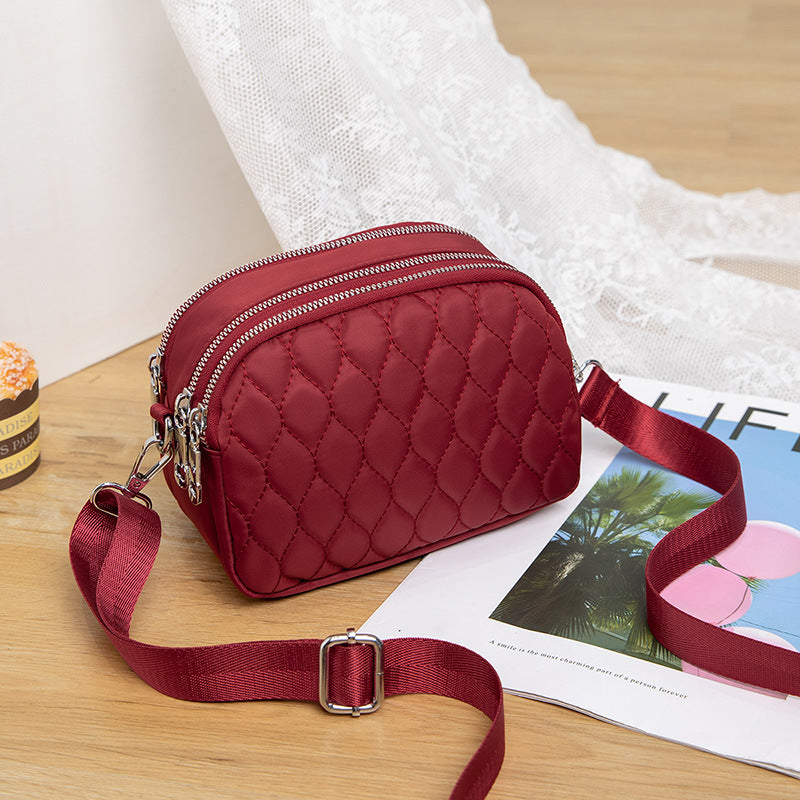 Women's For Rhombus Trendy Fashion Waterproof Nylon Bags