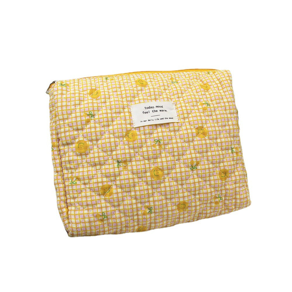 Capacity Printing Storage Liner Portable Finishing Wash Cosmetic Bags