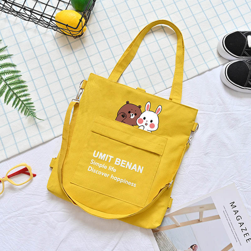 Innovative Canvas Large Capacity Class Hand Shoulder Bags