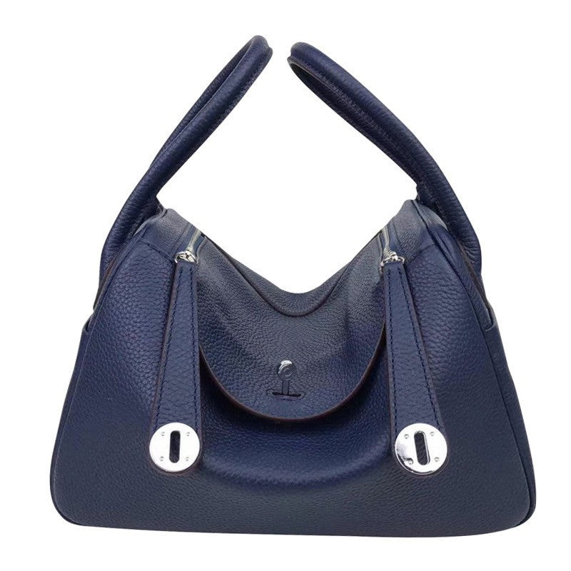 Layer Cowhide Lychee Pattern Lindy Doctor Genuine Shoulder Bags