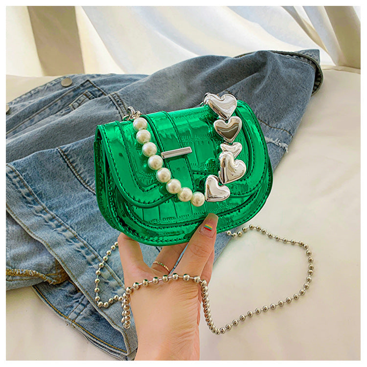 Women's Mini Summer Advanced Texture Fashion Shiny Crossbody Bags