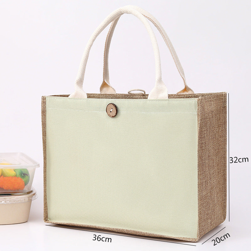 Blank Canvas Painting Jute Cotton Linen Handbags