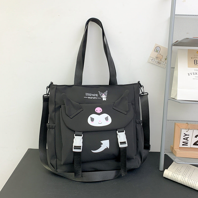 Women's Simple Fresh Fashion College Class Tuition Shoulder Bags