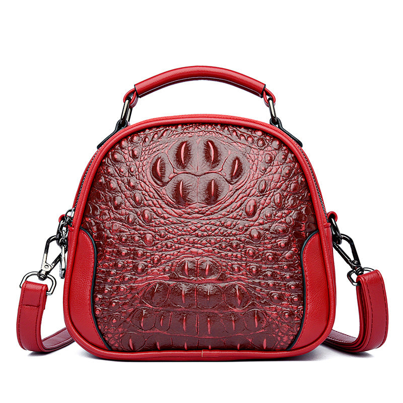 Women's Trendy Crocodile Pattern Simple Stylish Large Women's Shoulder Bag
