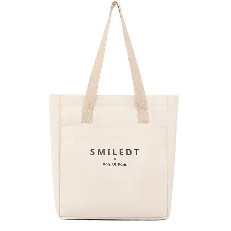 Women's Style Make-up Class Canvas Leisure Letter Crossbody Bags