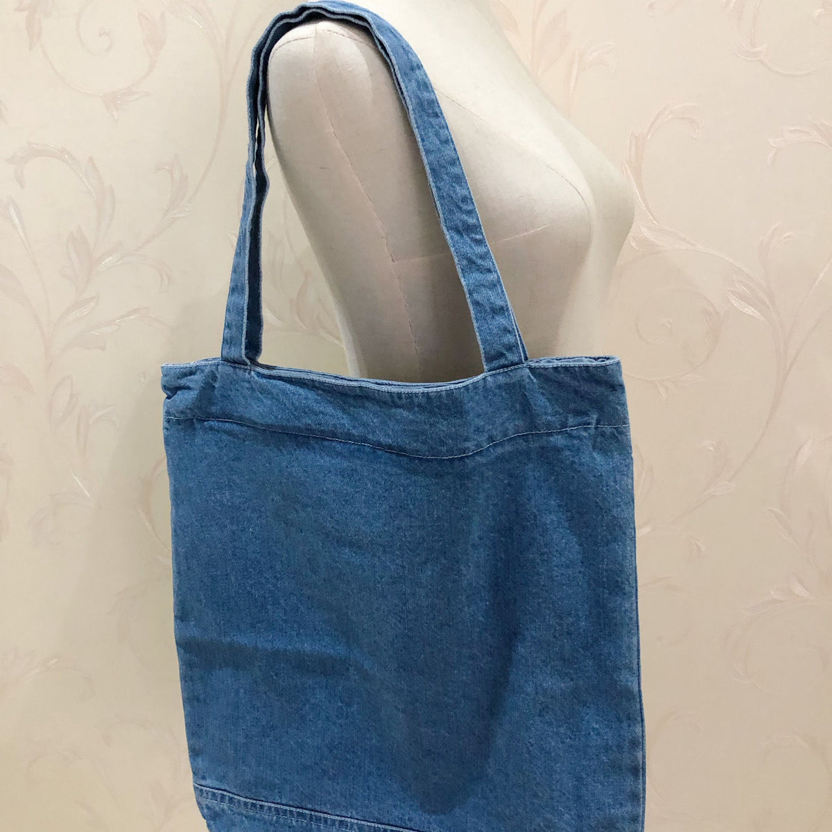 Style Jean Large Capacity Shopping Mother Portable Women's Shoulder Bag