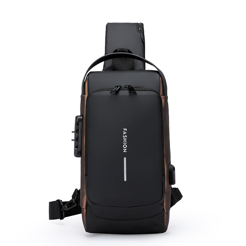 Men's Large Capacity Commuter Waterproof Tide Backpacks