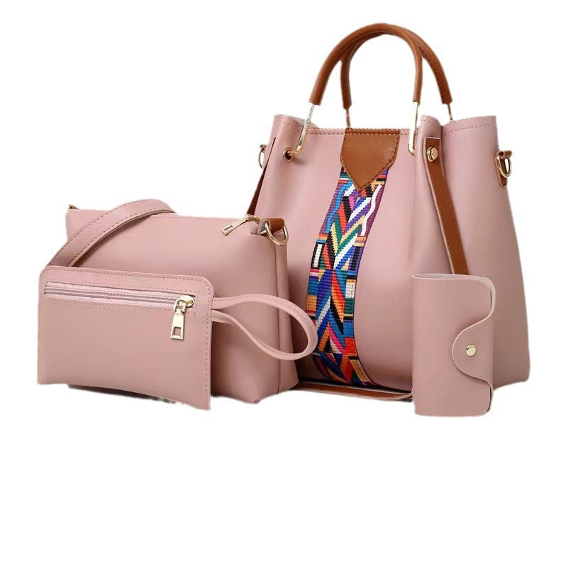 Women's Mother Large Capacity Trendy Contrast Color Bags