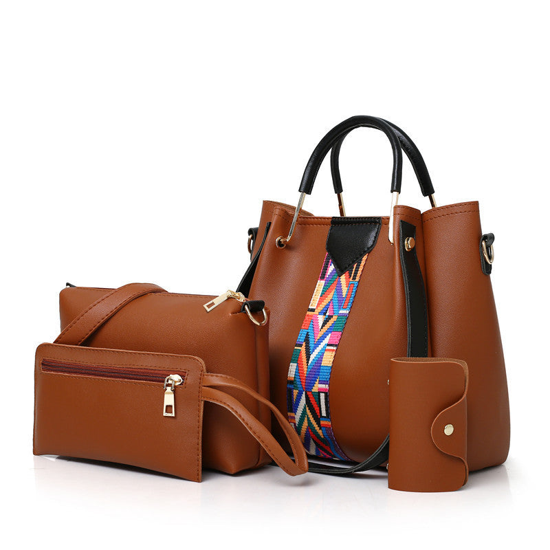 Women's Mother Large Capacity Trendy Contrast Color Bags