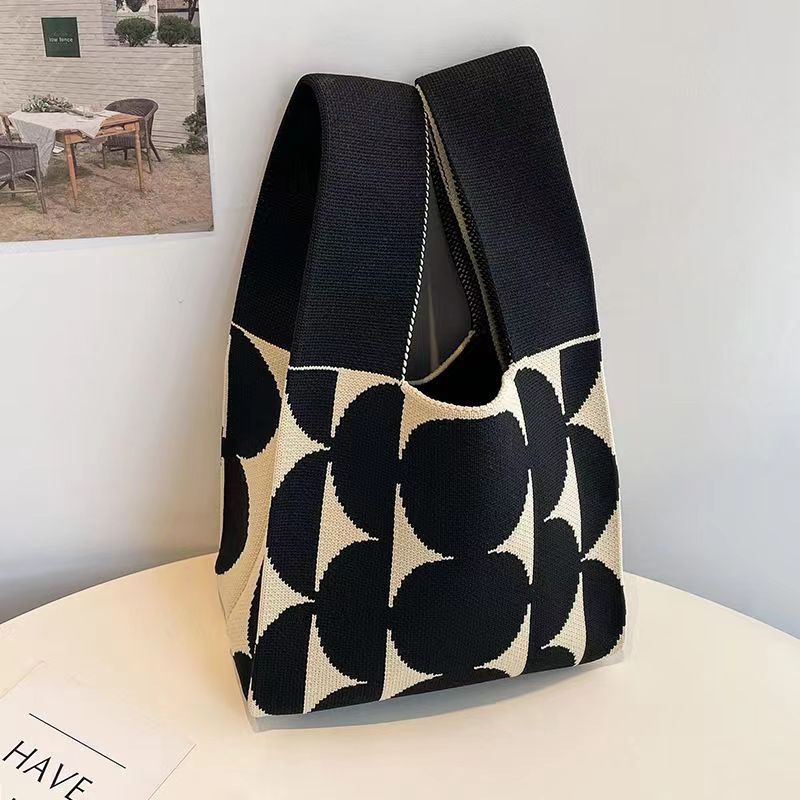 Women's Wool Version Hand Carrying Box Handbags