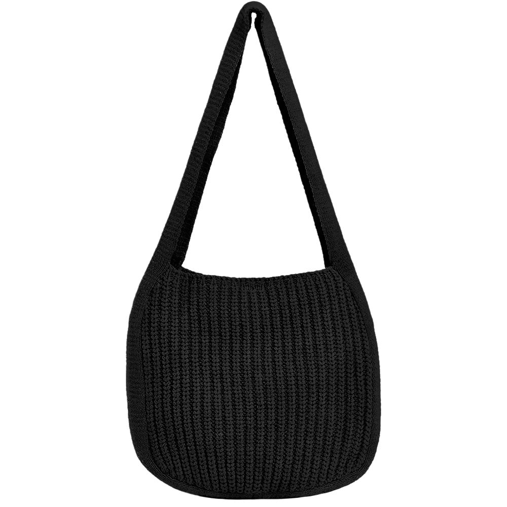 Versatile Knitted Large Capacity Female Fashion Shoulder Bags