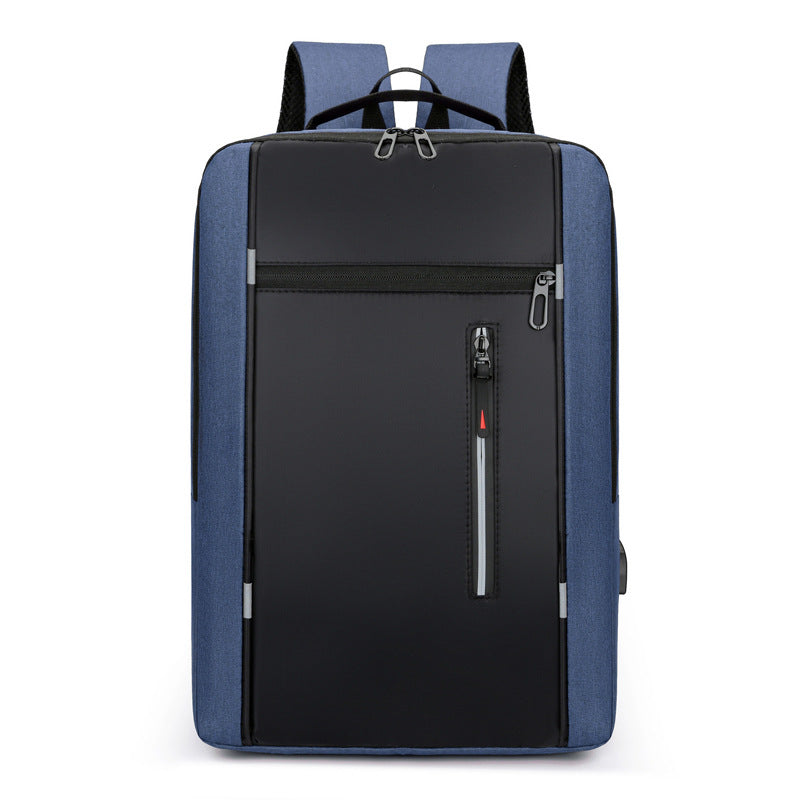 Men's Simple Charging Computer Large Capacity Backpacks