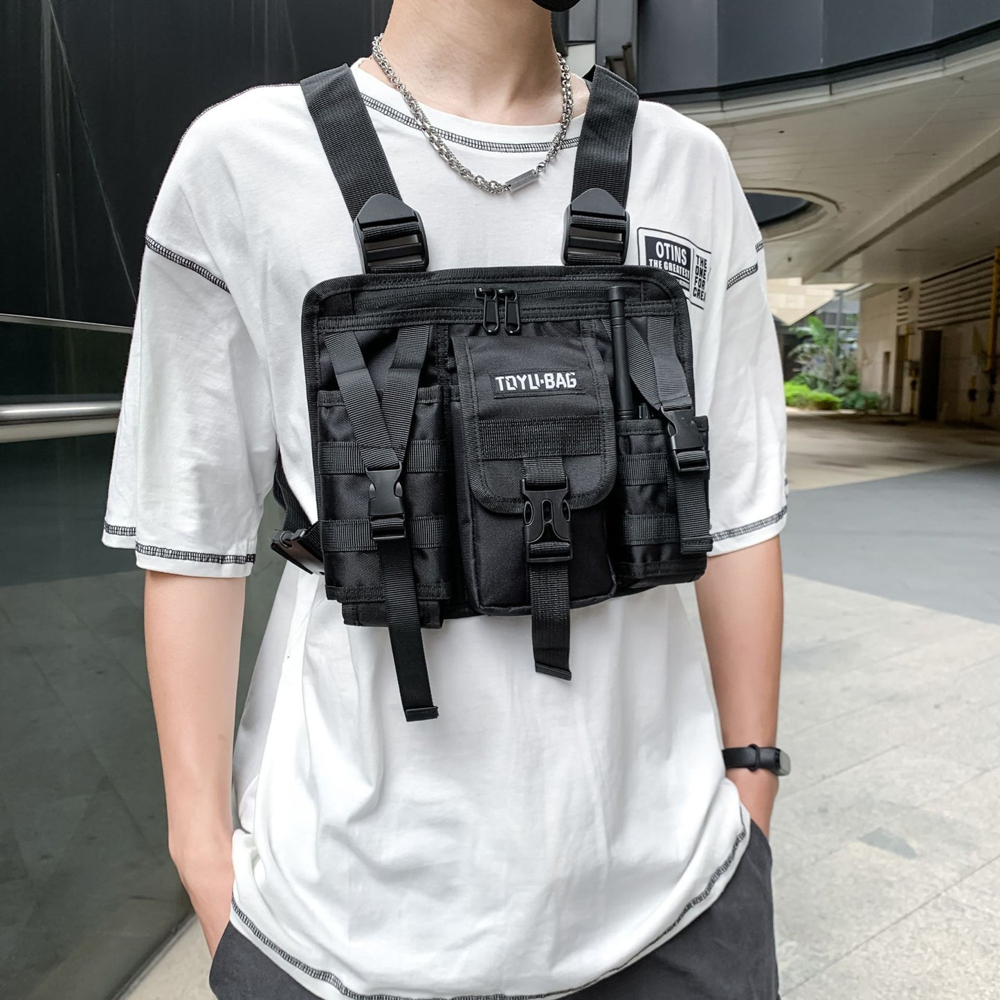 Women's & Men's Trendy And Hong Kong Style Work Clothes Backpacks