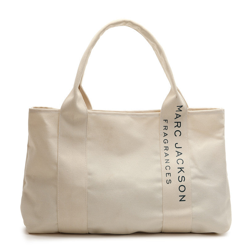 Women's Korean Style Canvas Artistic Fashion Large Shoulder Bags