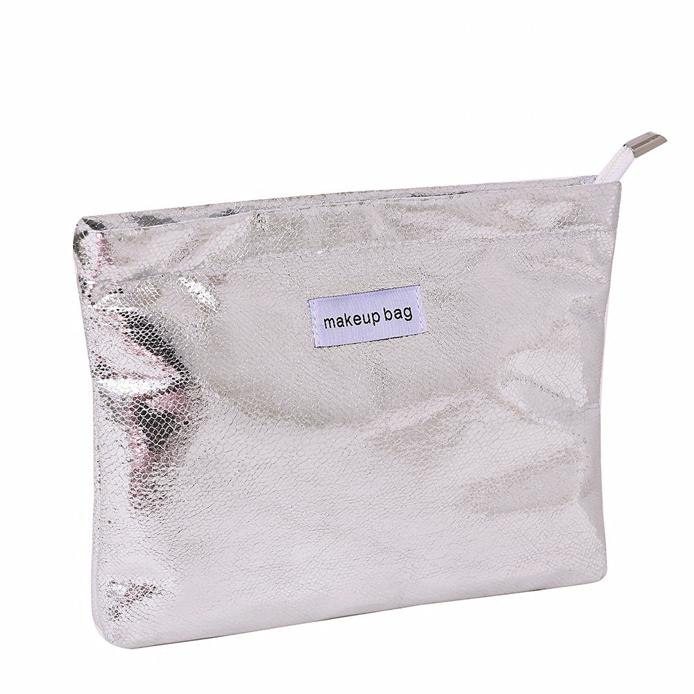 Capacity Leather High-grade Flash Portable Female Cosmetic Bags
