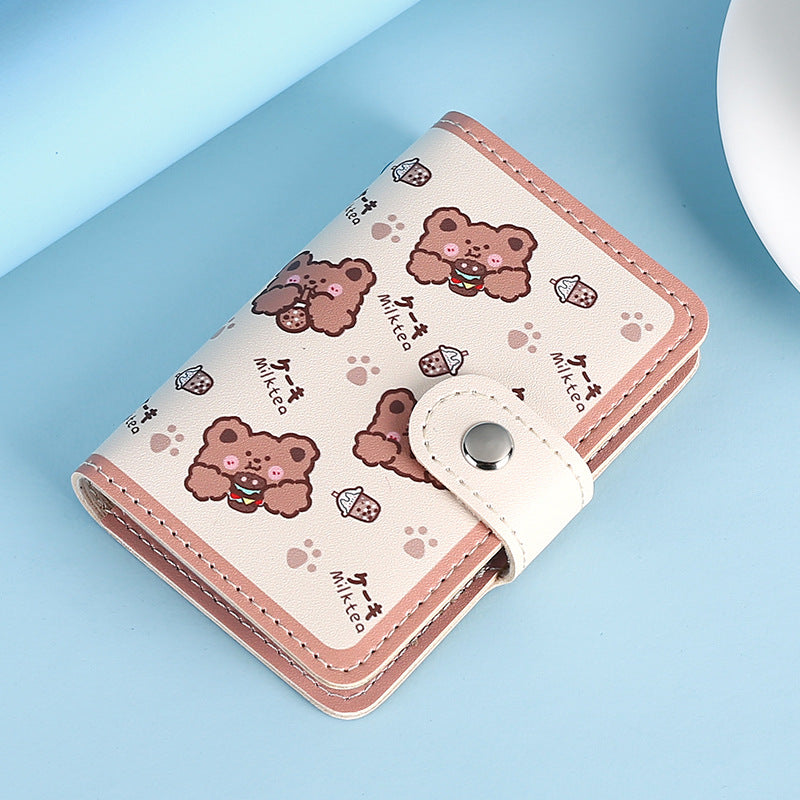 Cartoon Multiple Slots Large Capacity Creative Card Holder