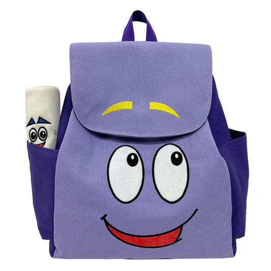 Trendy Dora The Explorer Map Cartoon Backpacks