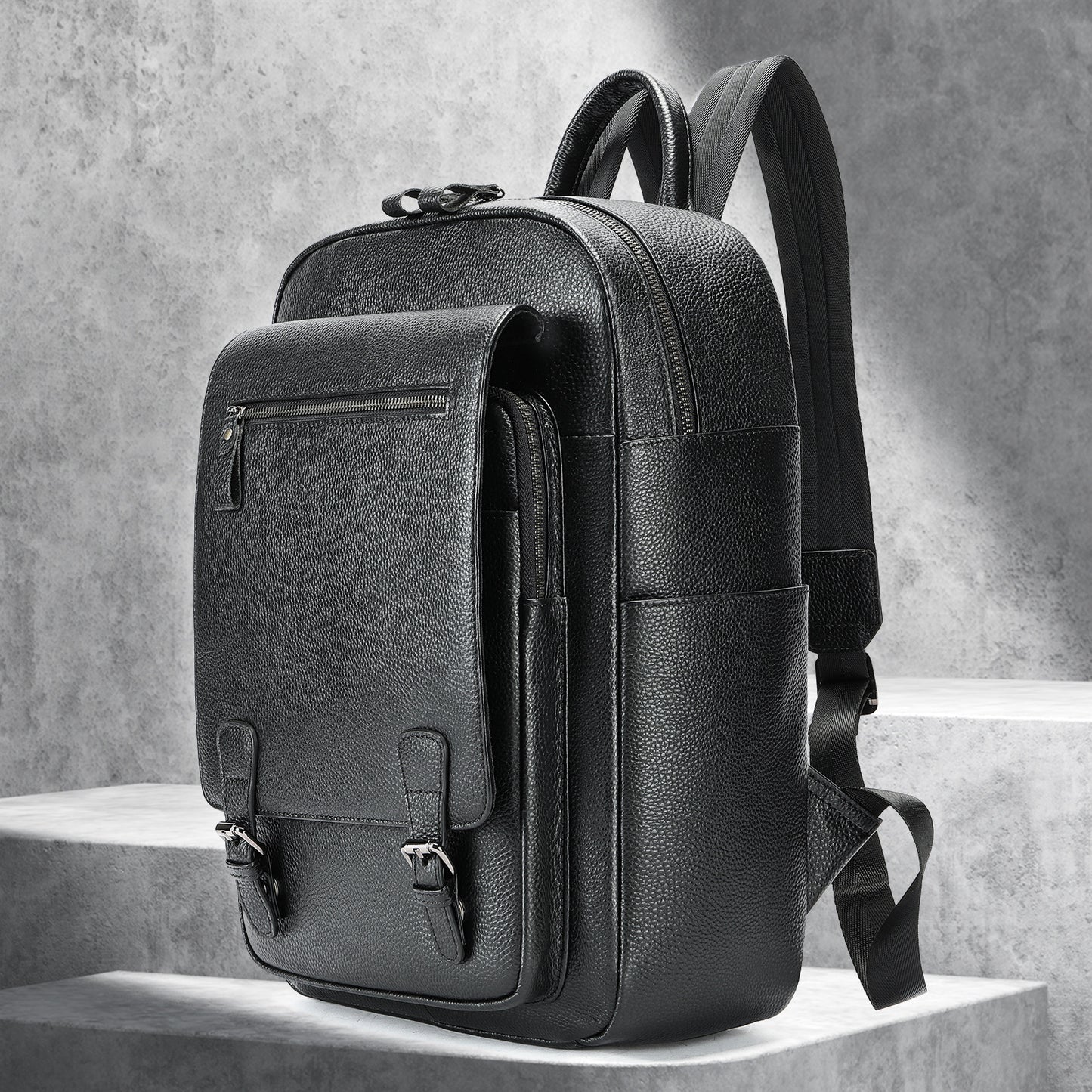 Layer Cowhide Business Commute Computer Large Backpacks