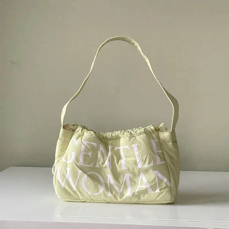 Women's Quilted Down Puffy Dumpling Fashion Shoulder Bags