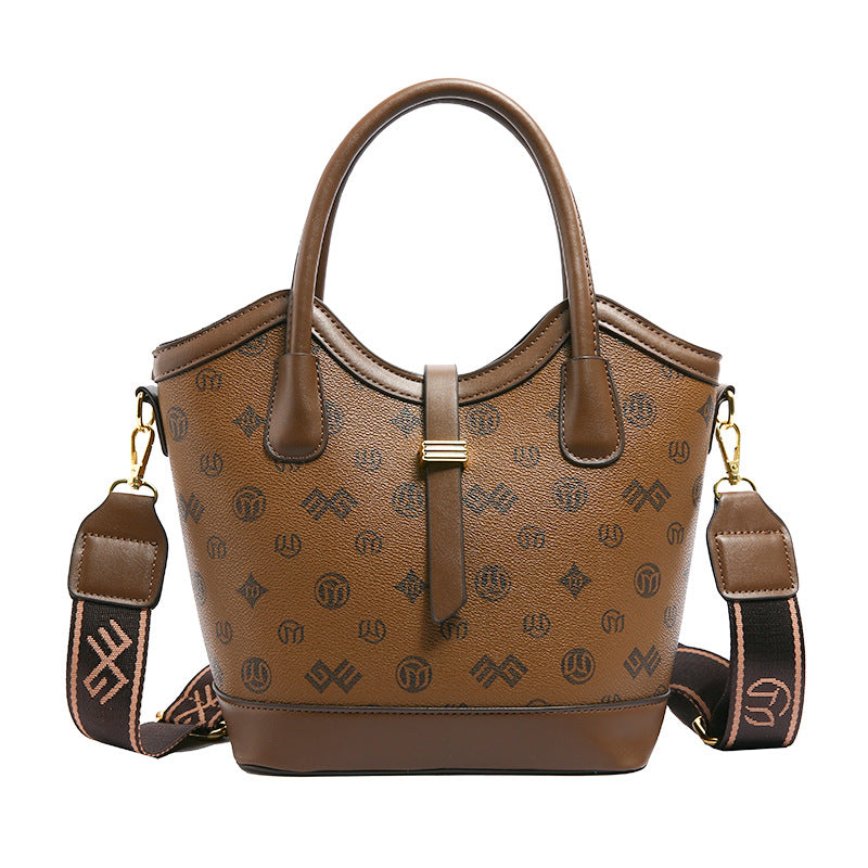 Women's Wide Straps Popular Fashion Presbyopic Retro Handbags