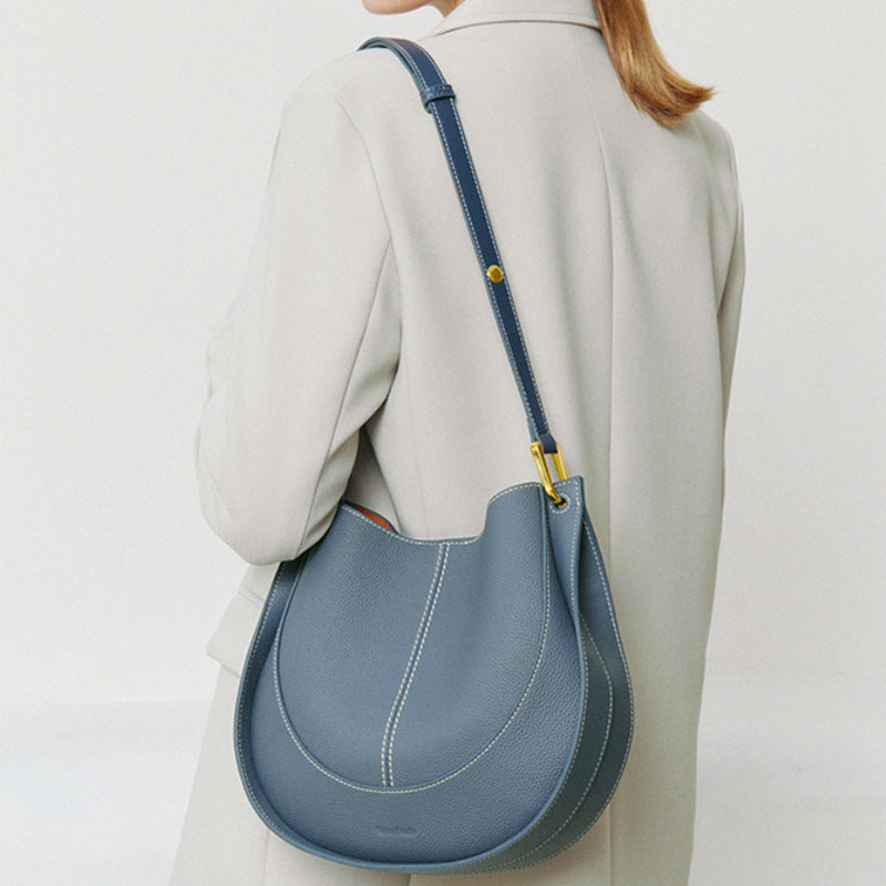 Women's Layer Cowhide Special Interest Light Luxury Shoulder Bags