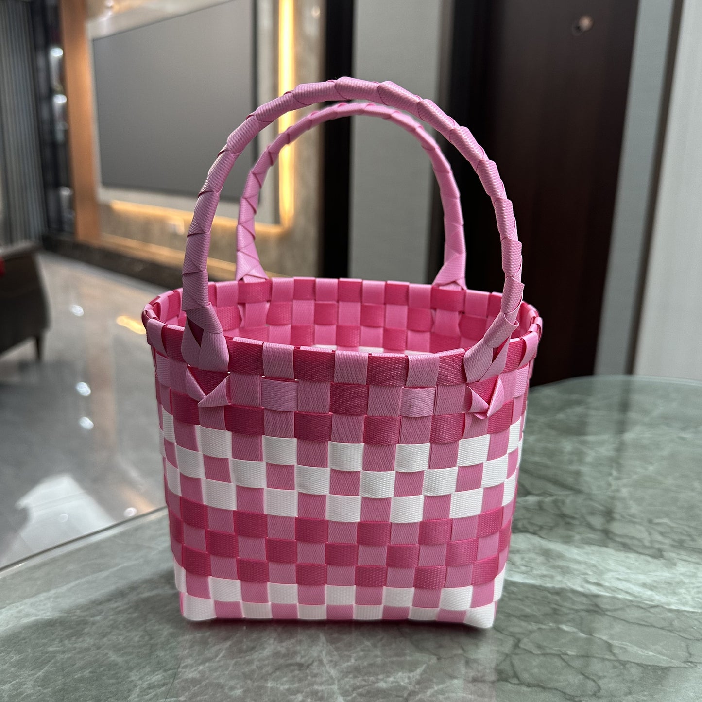 Women's & Children's & Plastic Woven Gift Basket Handbags