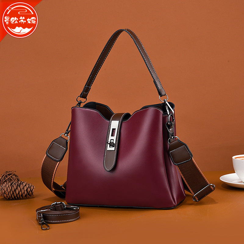Women's Light Luxury Minority Retro Large Capacity Bags
