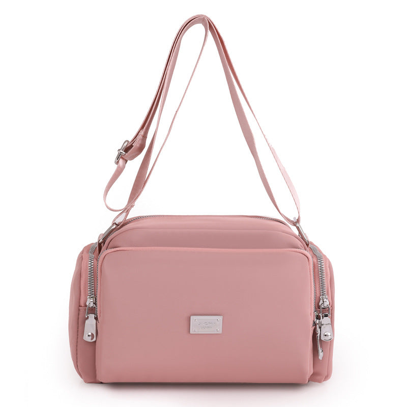 Women's Nylon Simple Fashion Wide Strap Large Capacity Shoulder Bags