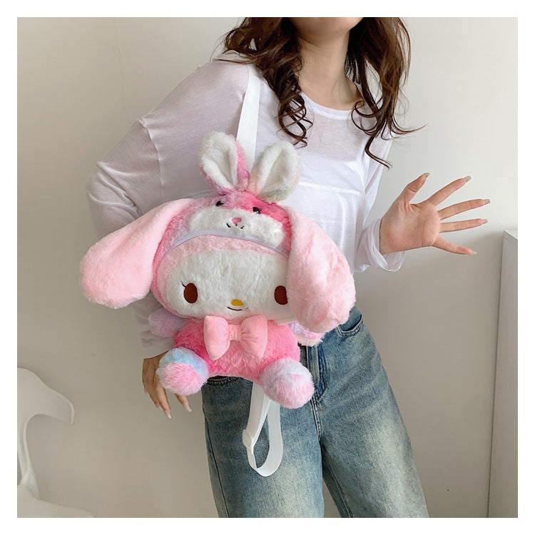 Innovative Plush Cartoon Cute Clow Gift Backpacks
