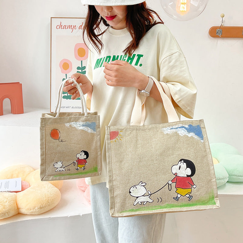 Self-made Doodle Hand Drawn Creative Gift Handbags