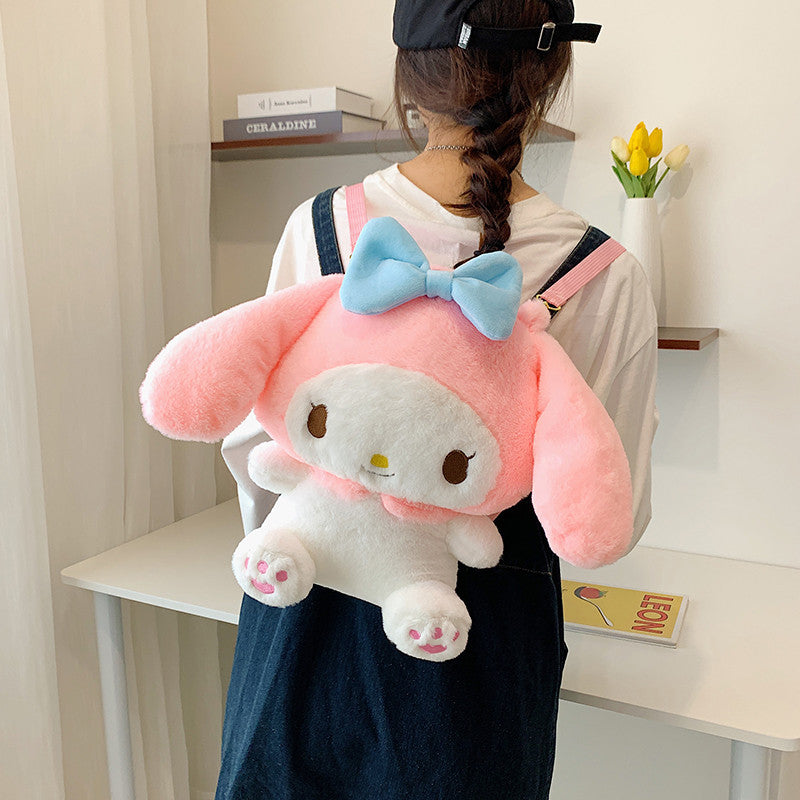 Casual Plush Cartoon Cute Clow Gift Backpacks