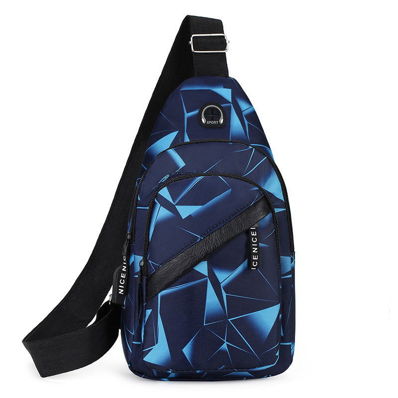 Classic Fashion Korean Style Lightweight Couple Men's Chest Bags