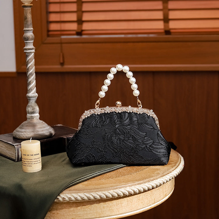 Pearl Ancient Style Cheongsam Banquet Light Handbags