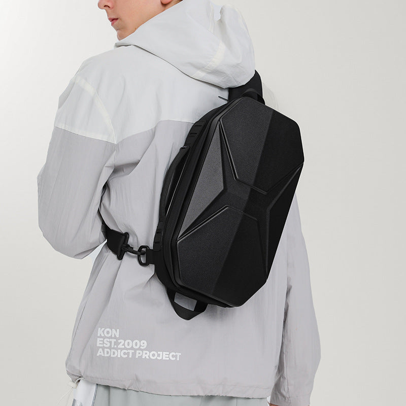 Fashion New Men's Hard Shell Tide Men's Messenger Bags