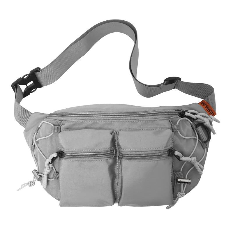 Men's Nylon Waterproof Business Shirt Sport Men's Chest Bags